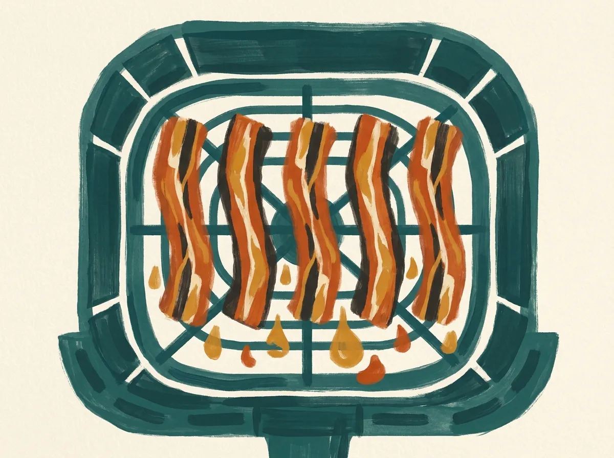 Bacon in an air fryer