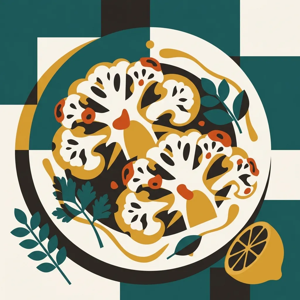 Steaks de chou-fleur à l'air fryer illustration