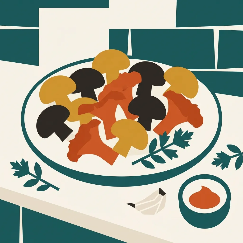 Champignons croustillants à l'air fryer