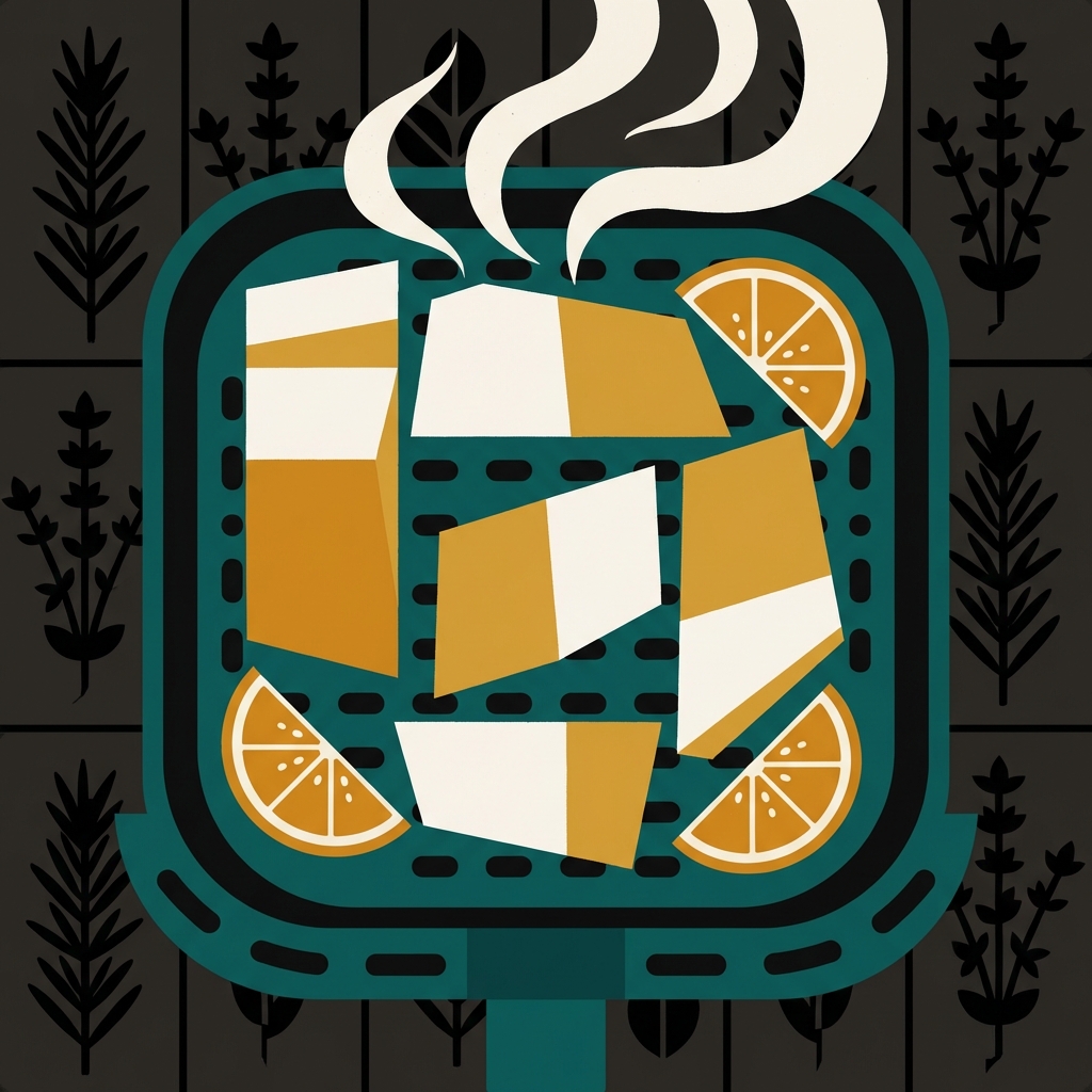 Air Fryer Frozen Fish Fillets illustration