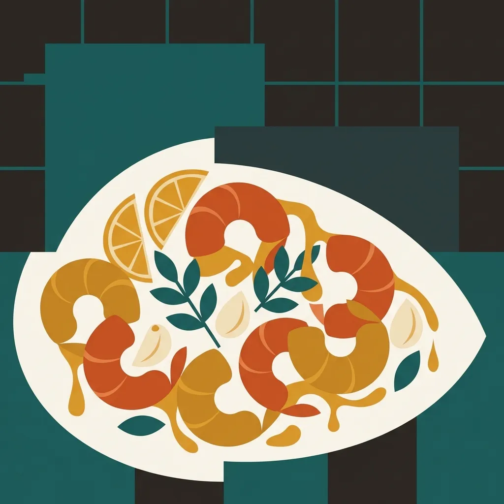 Crevettes ail-citron à l'air fryer