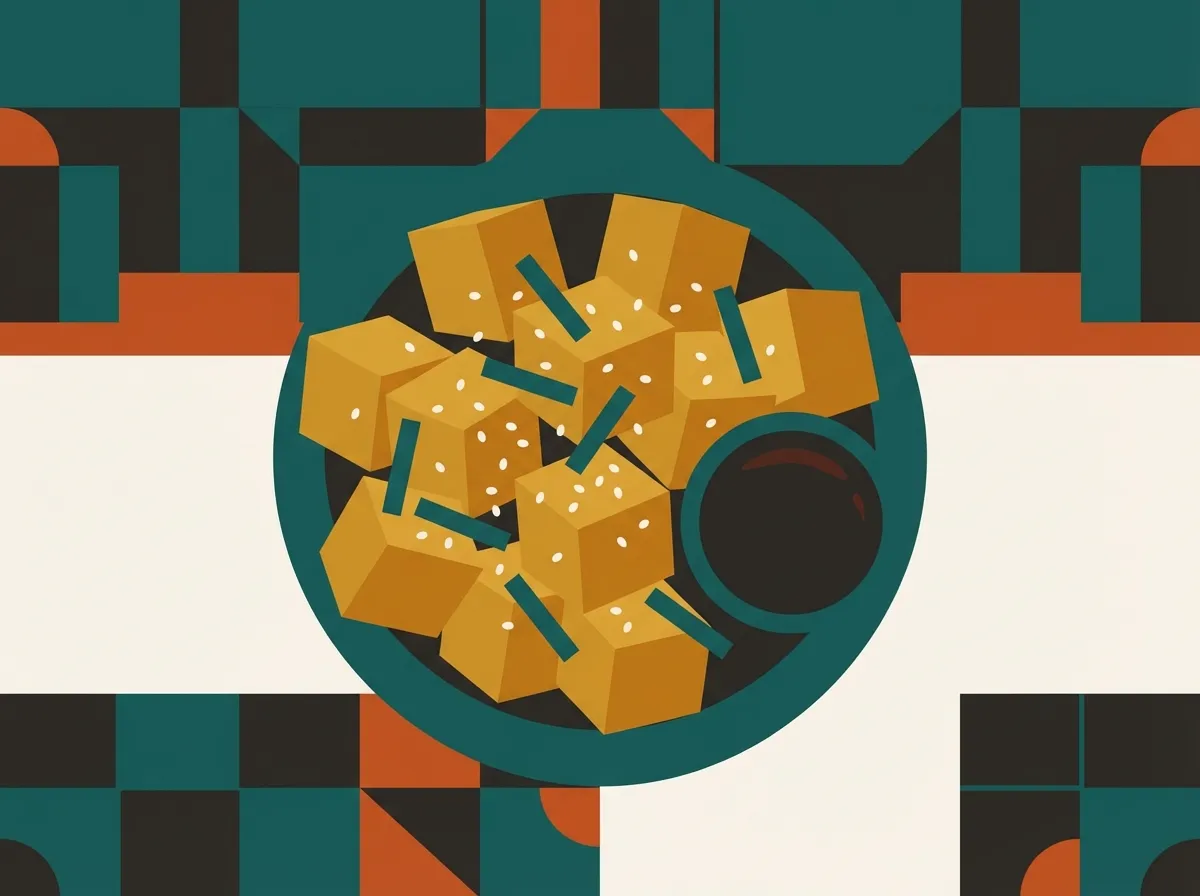 Tofu croustillant à l'air fryer