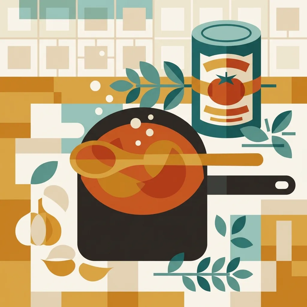 Sauce tomate maison à la cuisinière